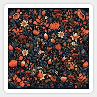 Folklore Floral Pattern Sticker